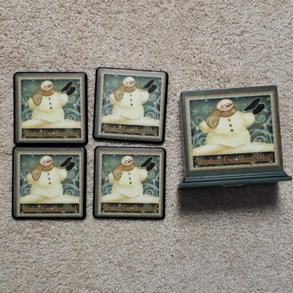Christmas coaster set